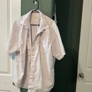 Tommy Bahama Men's Light Gray Short Sleeve Shirt size XL